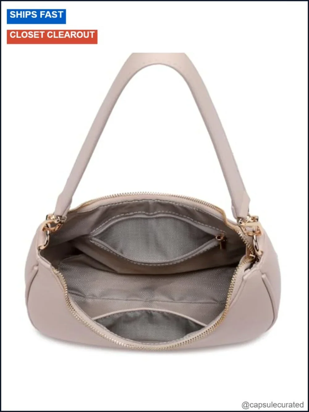 Women's Hobo Bag PU Leather Shoulder Purse Lightweight Zipper Cute Handbag